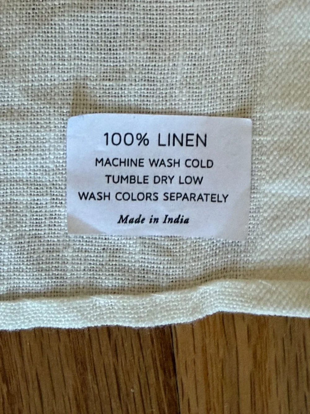 Sir/Madam “Measures” 100% Pure Linen Cooking Conversion Tea Towel NWOT